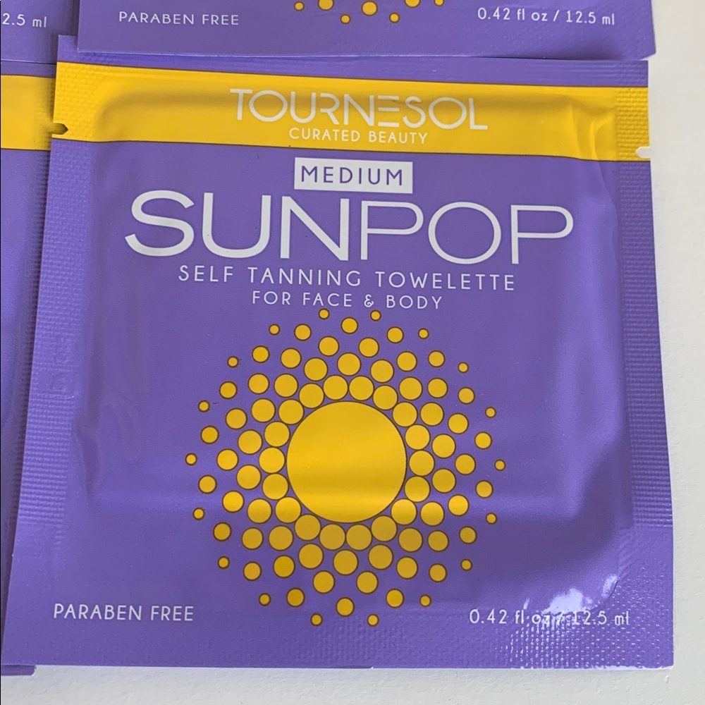 SUNPOP SELF-TANNING TOWELETTES -medium - Picture 2 of 3